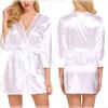 Uniforme de lingerie sexy transfronteiriça, casaco de renda sedutor, roupão, pijama de três peças, terno sedutor 1817