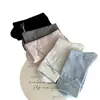 Calcetines de Rejilla Holgados de Cuero Estilo Coreano Songmu para Niña y Mujer, Calcetines Dulces de Longitud Media Sin Costuras