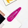 Presilha bb Colorida Nova Transfronteiriça Versátil Gota d'água Franja Básica Lateral Pedaço de Cabelo Acessórios de Cabelo