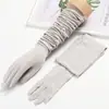 Guantes de hombre súper elásticos de modal para verano, conducción, protección UV, ciclismo al aire libre, manga para brazo, protector de brazo