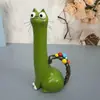 Popular Jarrón de Gato Peculiar en Sitios Web Independientes, Divertida Figura de Gato, Escultura Única de Gato Negro, Mini Decoración de Resina para Escritorio