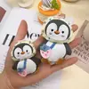 Tela Nueva Oso Lindo Pingüino Bolsa Broche Accesorio para el Cabello Accesorios Dibujos Animados DIY Materiales Auxiliares para Ropa Colgante Venta al por Mayor
