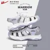 Sandálias Warrior Femininas para Atividades ao Ar Livre de Verão, Sapatos Aquáticos, Sapatos de Praia Fechados Femininos Z