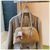 Bolso de Hombro Individual Retro de Gamuza Estilo Coreano de Invierno, Bolso Elegante para Viajes Diarios para Mujer, Bolso de Mano Tote Nuevo Modelo 2025