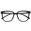 Gafas de montura grande sin graduación miopía anti luz azul gafas lisas de moda para hombres y mujeres artículo de moda para combinar