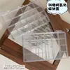 Caja de Almacenamiento Transparente de Diamantes para Uñas con 28 Compartimentos, Joyería, Bolas de Acero Perla, Antioxidation, Tapa abatible, Empaque Individual, Caja Transparente, Herramienta