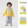Chegada Nova 10% de DescontoConjunto ColeçãoConjunto Infantil Dudu Outono Conjunto de Duas Peças Calça e Moletom para Meninos