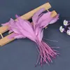 Plumas de Cola de Pollo de Colores Desprendibles Plumas de Pollo Adornos Hechos a Mano para Manualidades Plumas Duras Flotantes Desprendibles Decoración para Sombreros Vestidos Accesorios de Manualidades
