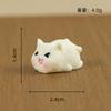 Gato Peixe Micro Paisagismo Jardinagem DIY Acessórios Bola de Cristal Desenho Animado Gato Fofo Resina Mini Pequenos Ornamentos