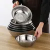 Colador para Lavar Arroz Personalizado No Magnético 22-40cm Colador de Arroz de Acero Inoxidable Agujero Grande Cubeta con Fugas Lado Inverso Cubeta para Lavar Arroz Cesta para Verduras Exportación