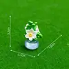 Paisagem em miniatura criativa simulação pequeno vaso de flores casa de bonecas DIY acessórios de decoração desktop miniatura mini ornamentos