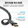 Suministro Directo de Fábrica Weixun serie ALK línea HDMI-A macho a macho 8K HD línea plana tejida de nailon Negro 2 m
