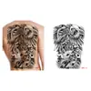 Tatuaje Temporal de Hierbas para Mitad de Espalda Pegatina Dragón Geisha Chhao Yun Pegatina de Tatuaje para Espalda Pegatina de Tatuaje Semi-Permanente de Jugo para Espalda