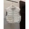 Chaleco Ligero de Alta Gama 26 Otoño/Invierno Nuevo con Cuello Alto Moda Chaqueta Corta para Mujer Petite Casual Chaleco de Plumas Cálido