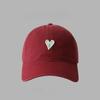 Gorra de béisbol de amor para niñas, sombrero para el sol, gorra de exterior suave con cara redonda y cara cuadrada, se puede usar con el lindo sombrero Han Feng para hombres.
