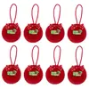 2026 Natal Bolas Coloridas de Pelo Falso de Coelho DIY Enfeites de Decoração para Árvore de Natal Feriado Bola de Pelúcia Transfronteiriça Novo Produto