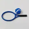 Llavero de Raqueta de Tenis Simulado Transfronterizo, Colgante Estilo Europeo y Americano, Adorno Pequeño de Plástico Periférico con Temática de Tenis, Regalo Creativo