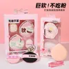 Esponja de Belleza Personalizada Yoyo Yipin Puf de Polvo Aterciopelado de Dibujos Animados Oem de Doble Uso Seco y Húmedo No Absorbe Polvo Polvo Personalizado Malvavisco