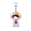 Llavero acrílico de One Piece, Monky D. Luffy, colgante de mochila "Loronoa Zorro"