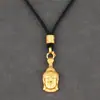 Cordão Pendente Trançado Grosso Feito à Mão Sem Fivela, Corda para Pendurar Amuleto Buda Thangka, Cordão de Colar para Homens