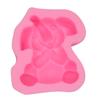 Molde de sabão de elefante estéreo Molde de silicone para sabão artesanal Molde decorativo de argila e chocolate para bolos e velas