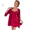 Kameixue Pijamas Sexys Hada Francés Tirante con Volantes Camisón Dulce Sexy Bata Ropa de Casa 1996