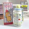 Taza Termo de Acero Inoxidable 316 Linda de Dibujos Animados para Mujeres, Taza Portátil de Aspecto Agradable para Exteriores, Taza Termo de Agua Especial para Uso Escolar