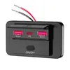 Carregador de Carro Novo Modelo para Carros, Rvs, Iates, Carregador de Carro Duplo USB Multi-Interface para Celulares e Computadores