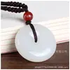 Colgante de Hebilla de Paz Natural de Xinjiang, Colgante de Jade Seda Dorada, Colgante de Cuarcita de Jade, Colgante de Jade