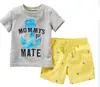 Roupas de Casa Amarelas de Desenho Animado de Manga Curta para Meninos Roupas Infantis Roupa de Verão Primavera Roupa para Ar Condicionado Pijama K207