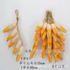 Espetos Decorativos de Frutas e Legumes Simulados, Espetos Pendurados de Pimenta e Milho, Espetos Pendurados de Legumes de Espuma Simulados e Batata, Decoração de Fazenda