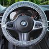Tampa de volante descartável para carro reparo automático capa protetora de volante de plástico anti-suja para reparo e manutenção
