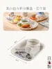 Prato de Jantar Leve 211 Prato de Jantar Dividido para Uma Pessoa Comer Quantitativo Casa Café da Manhã Leve Personalizado Porcelana Óssea Francesa