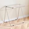 Mesa Cuadrada Plegable Portátil de Metal Transparente Minimalista de Moda Seleccionada Cuidadosamente para Oficina y Estudio