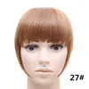 Peluca de Flequillo Multicolor Transfronteriza al por Mayor para Mujer, Postizo para la Parte Superior de la Cabeza, Flequillo Estilo Cómico, Flequillo Falso de Fibra Sintética Estilo Francés sin Costuras