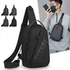 Bolsa de Peito Masculina Estilo Novo Transfronteiriça, Bolsa de Ombro de Negócios Casual e Versátil, Bolsa Transversal Leve da Moda para Esportes de Grande Capacidade