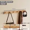 Colgador de Pared, Ganchos de Pared de Madera Maciza, Entrada, Dormitorio, Colgador de Ropa sin Taladro, Colgador para Parte Trasera de Puerta