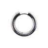 Pendientes de Aro Lisos de Acero Inoxidable Meishier, Pendientes de Alambre en Espiral Brillantes, Aros Grandes para Hombres y Mujeres, Aros Lisos Elegantes y Simples