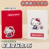 Cuaderno Auténtico de Hello Kitty, Cubierta de Tela de Alta Calidad, Páginas Interiores Coloridas, Diario, Planificador Femenino