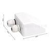 Suministro Directo de Fábrica Soporte Fijo para Panel Solar de Techo de RV Agujero Roscado Impermeable de Doble Agujero Grueso Caja de Conexiones