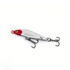 Isca de Chapa de Ferro Flutuante com Padrão de Escamas de Peixe, Pintura Realista Semelhante a Peixe, Arremesso de Longa Distância, Spinnerbait Flutuante para Água Doce e Pesca Marinha, Adequado para Mirar Topmouth e Robalo