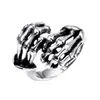 Anillo retro de acero inoxidable europeo y americano, anillo personalizado para hombre, anillo de garra, accesorio de moda moderno