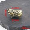 Cerdo de Cobre Puro Antiguo Latón Cerdo del Zodíaco Pequeños Adornos Mango de Cobre Cobre Antiguo Micro Talla Artesanías de Bronce Antiguo