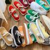 Zapatos de Lona Multicolor Nuevo Color 2022 para Mujer Estilo Coreano Ulzzang Flats Versátiles Estilo Preppy Flats Tenis de Estudiante