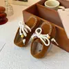 Zapatos Birkenstock de moda retro para niñas 2026 otoño nuevo versátil casual feos-lindos zapatos de canguro para niños zapatos individuales de suela blanda