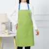 Ropa de Trabajo linda para Vendedor de Guardería de Cocina Manga Larga a Prueba de Aceite Algodón para el Hogar Antiretroceso Mono Estilo Coreano Moda Delantal
