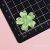 Hielo Transparente Degradado Flor Brillante Resina Accesorios Pegamento Cremoso DIY Funda para Teléfono Móvil Llavero Accesorios para el Cabello Pasador Material Lote