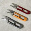 Tijeras de Hilo Portátiles para el Hogar Tianyi en Forma de U de Acero Inoxidable con Resorte Fuerte Estilo Tijeras para Cortar Hilo de Costura para Ropa