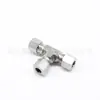 Suministro en Stock de Accesorios de T de Acero Inoxidable 304316L Gb3745.1 Estilo Dibujos Animados de Diámetro Igual