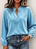 Colección Otoño 2026: Tienda Independiente Transfronteriza de Amazon Moda Femenina Europea y Americana Camisa de Manga Larga de Pana